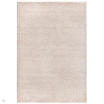 Laurent LA01 Modern Abstract Space-Dyed Tonal Textured Soft-Touch Durable Fine Yarn Polyester Low Profile Dense Short Pile Warm Beige/Golden Sand/Cream Rug-Asiatic Carpets-Rug Love - The Most Loved Rug Store